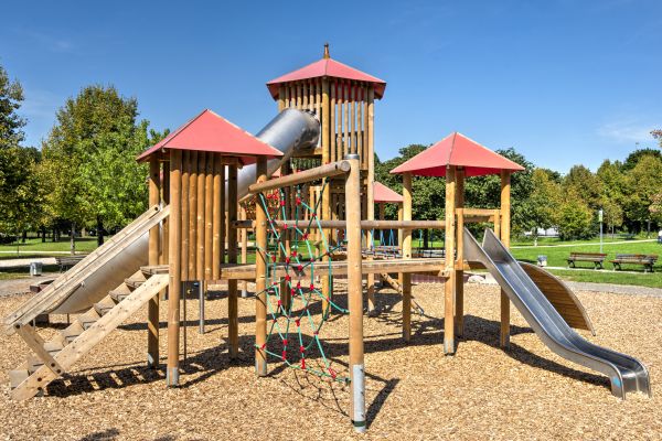 Playground Mulching Service in Conroe