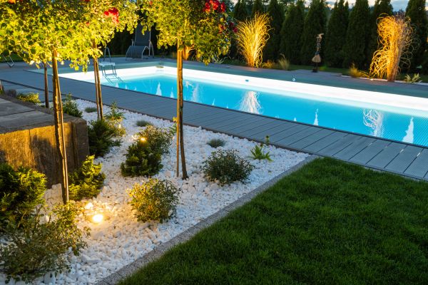 Pool Landscaping Service in Conroe