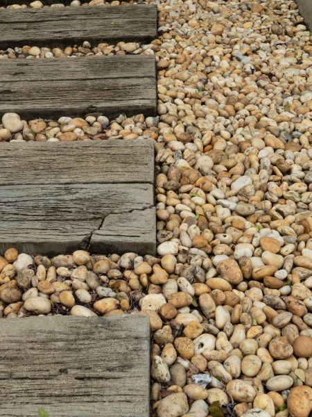 Pea Rock Installation in Conroe